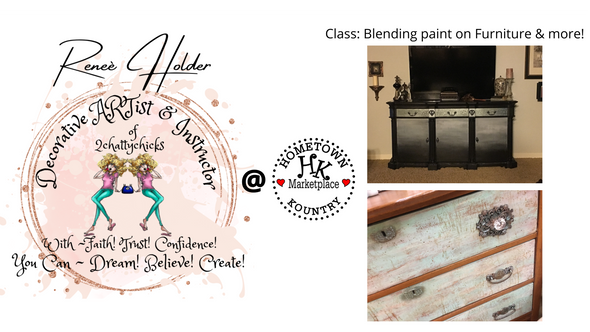2021-March-6th BLENDING PAINT ON FURNITURE & MORE