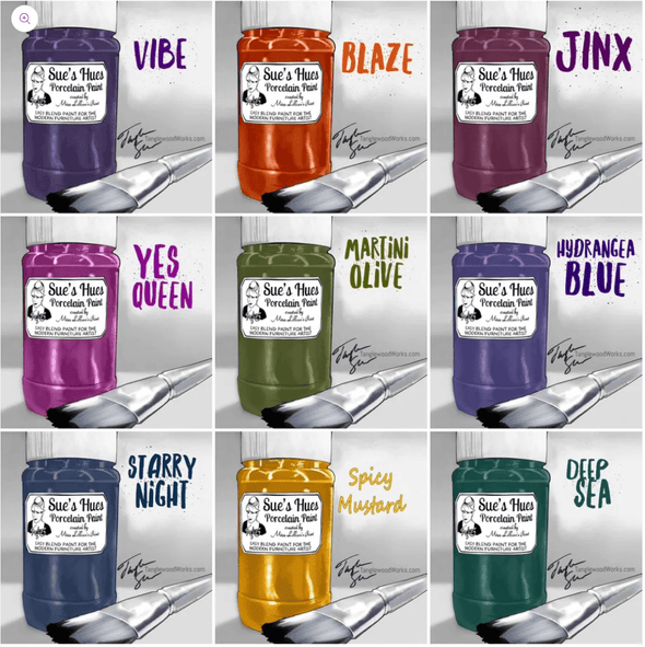 SUE'S HUES PORCELIAN PAINT