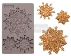 PRIMA REDESIGN DECOR MOULDS SNOWFLAKE JEWELS 5x8
