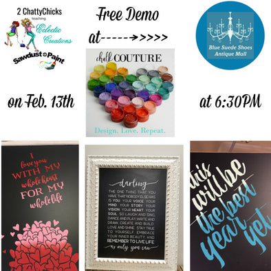 2018 February 6th Free Demo at Blue Suede Shoes Antique Mall