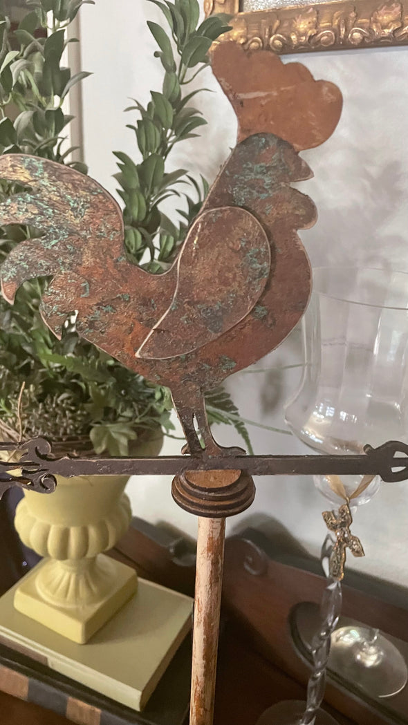 6-4-2022 ROOSTER WEATHERVANE HOME DECOR