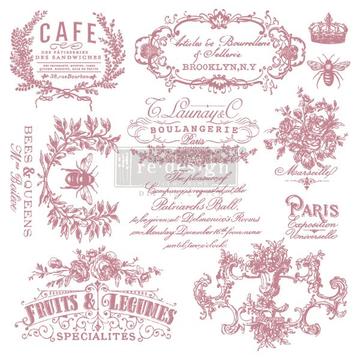 REDESIGN PRIMA CLEAR ALIGNED DÉCOR STAMPS - I SEE PARIS