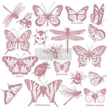 REDESIGN PRIMA CLEAR ALIGNED DÉCOR STAMPS - MONARCH