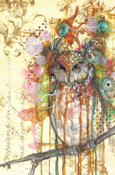 THE OWL ROCYCLED DECOUPAGE TISSUE PAPER