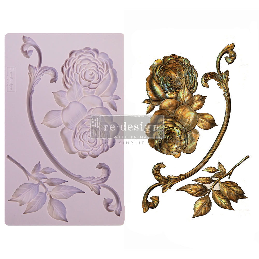 PRIMA REDESIGN DECOR MOULDS - VICTORIAN ROSE 5x8 – 2ChattyChicks