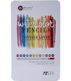Watercolor Pencils Vintage Lover Tones
